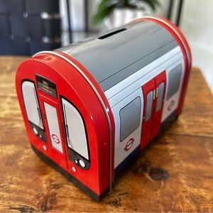 London Underground tin “piggybank”